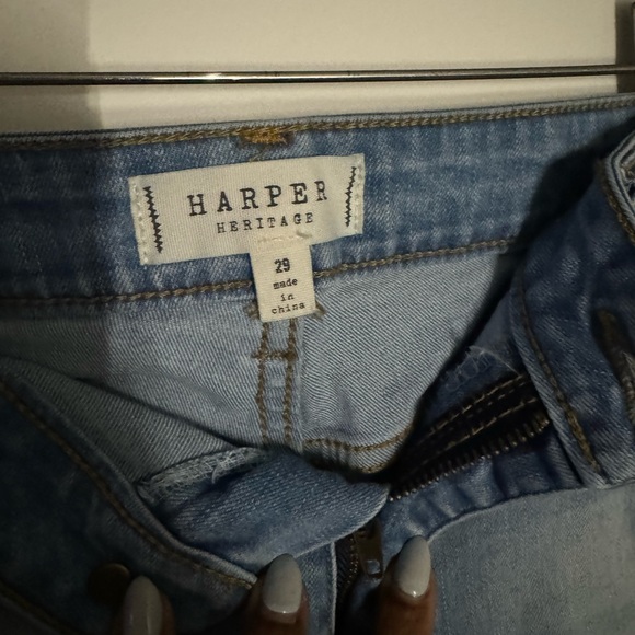 Flare Leg Jeans Medium Wash 29 - Picture 5 of 6